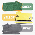 Absorbent Microfiber Dog Bathrobe with Adjustable Strap