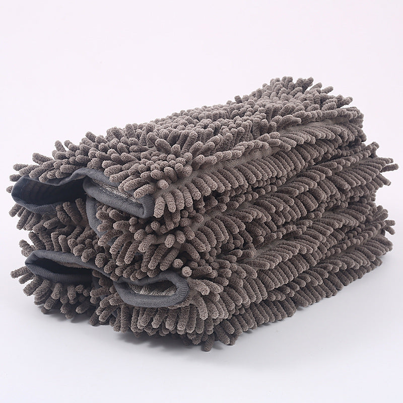 Chenille Dog Bath Towel – Ultra Absorbent