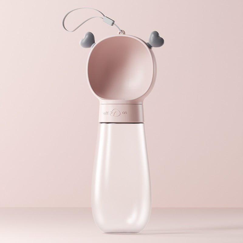 Portable Dog Water Bottle with Feeder Cup