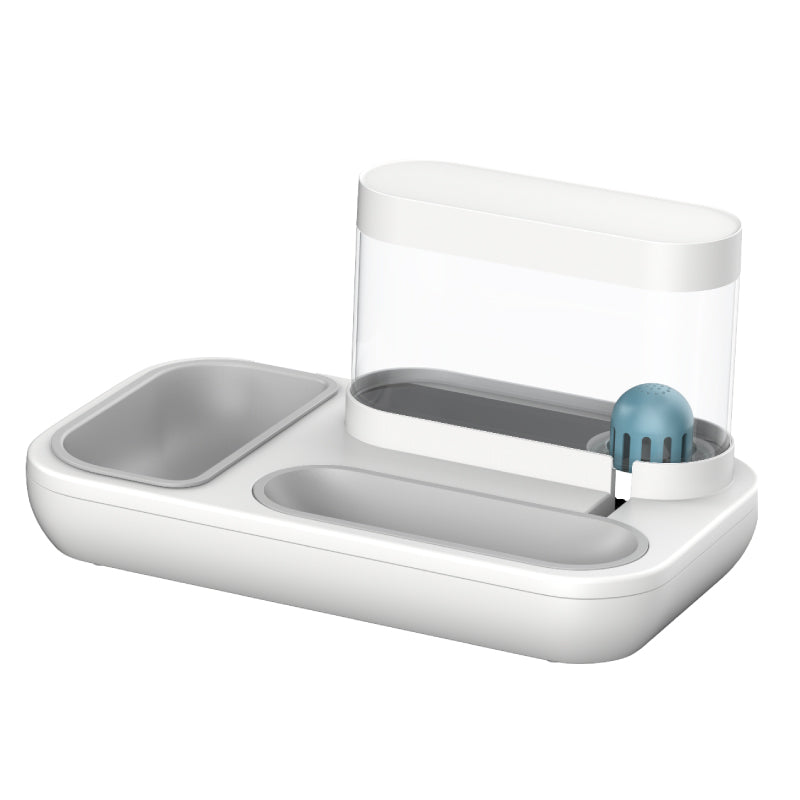 Automatic Pet Feeder & Water Dispenser Double Bowl 1500ml