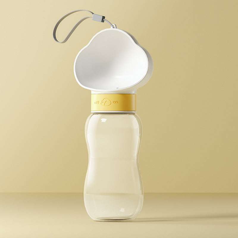 Portable Dog Water Bottle with Feeder Cup