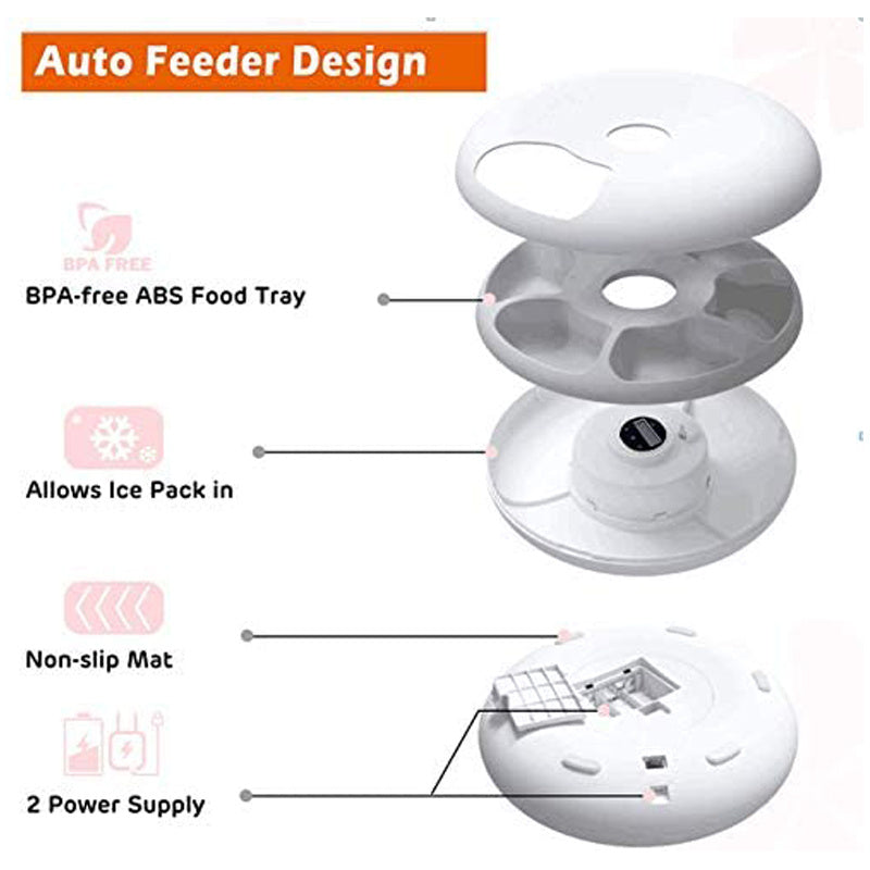 Petsomania Automatic Feeder for Pet Cats and Dogs