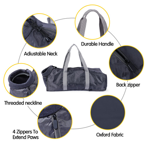 Anti-Scratch Cat Travel Bag – Soft Double-Lined Carrier