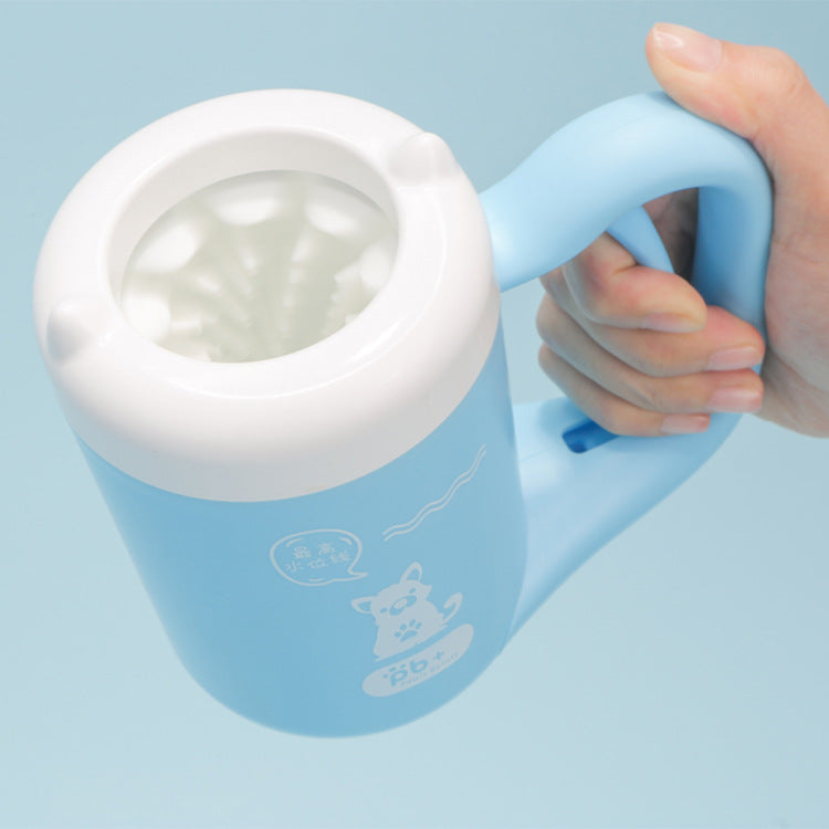 Pet Paw Cleaner Cup with Soft Silicone Brush