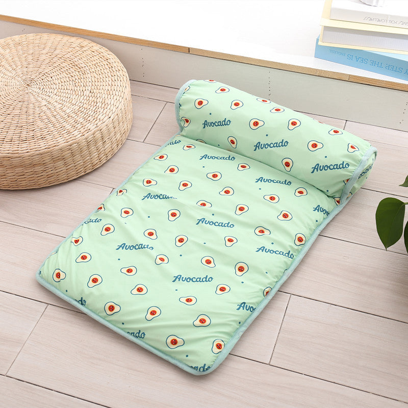 Cooling Pet Mat Ice Silk Dog & Cat Bed