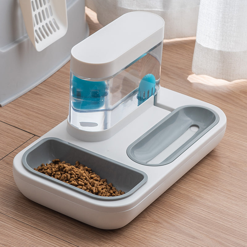 Automatic Pet Feeder & Water Dispenser Double Bowl 1500ml