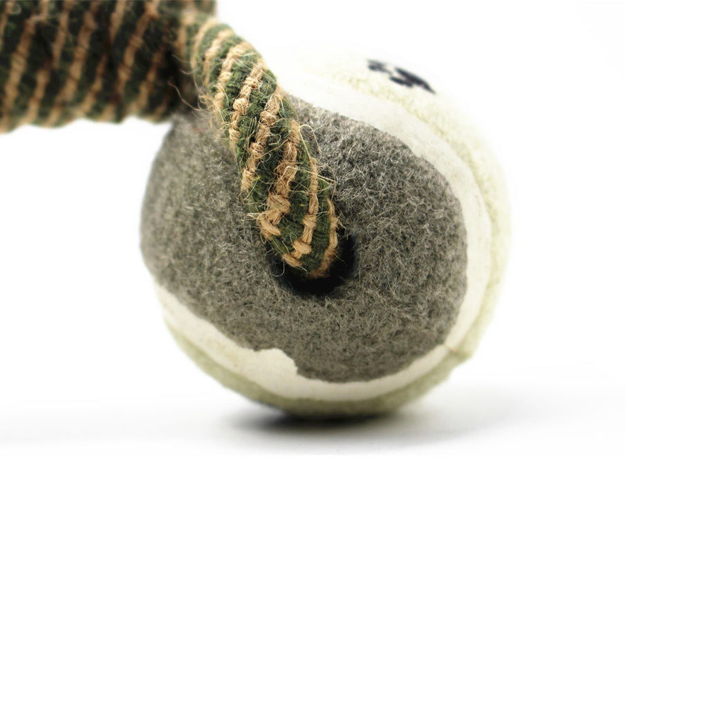 Dog Rope Dumbbell Tennis Ball Chew Toy