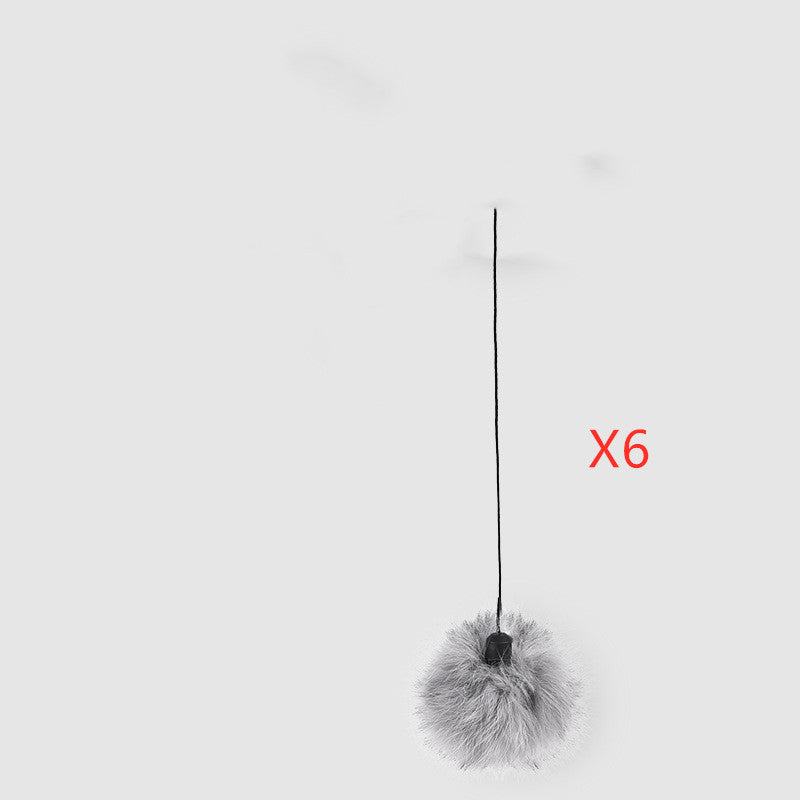Interactive Electric Motion Cat Toy with Feather Ball