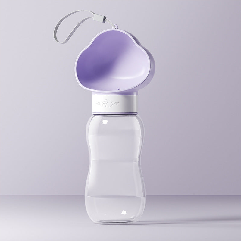 Portable Dog Water Bottle with Feeder Cup