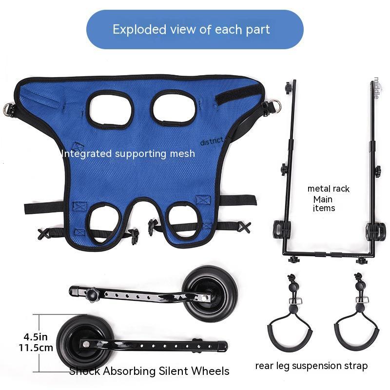 Adjustable Pet Wheelchair for Disabled Dogs