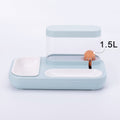 Automatic Pet Feeder & Water Dispenser Double Bowl 1500ml