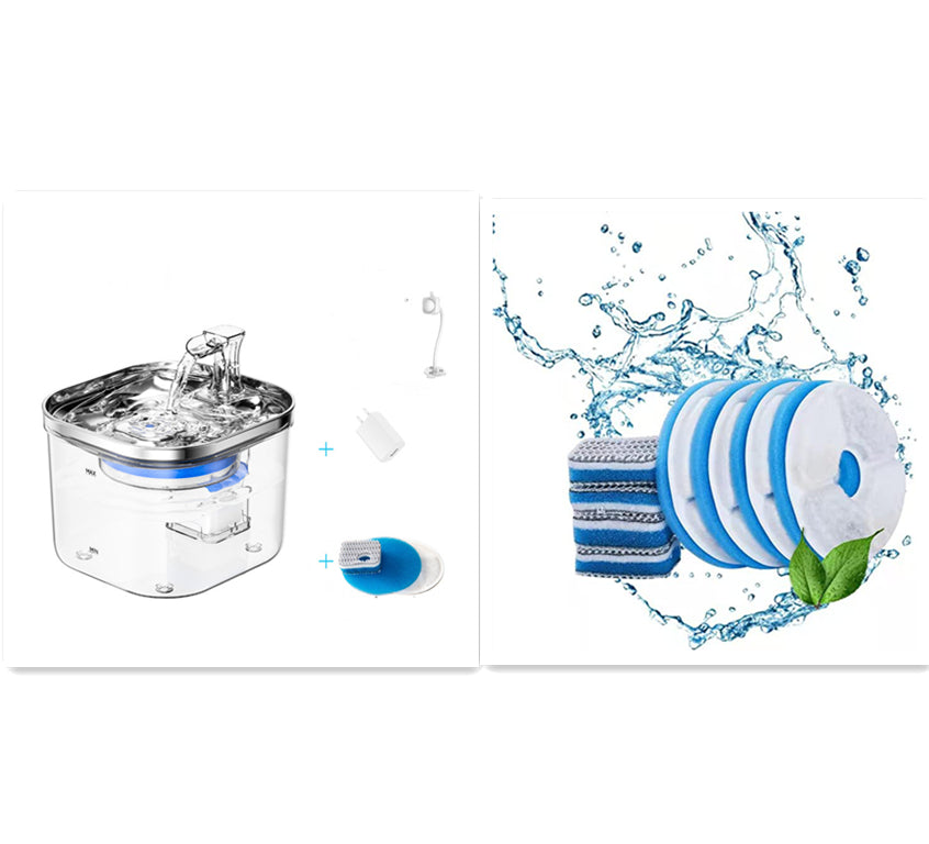 Stainless Steel Automatic Pet Water Fountain 2L