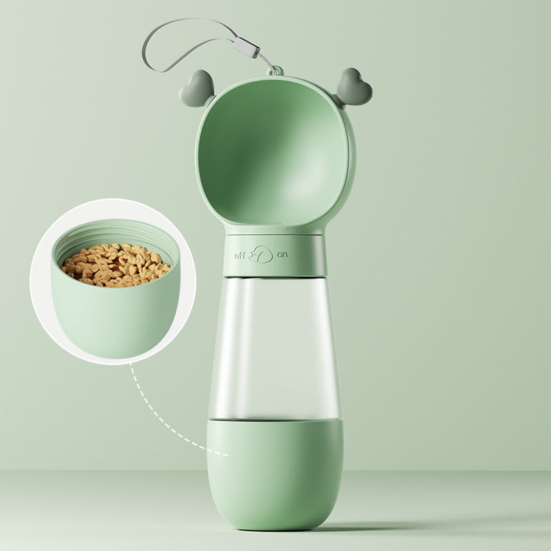 Portable Dog Water Bottle with Feeder Cup