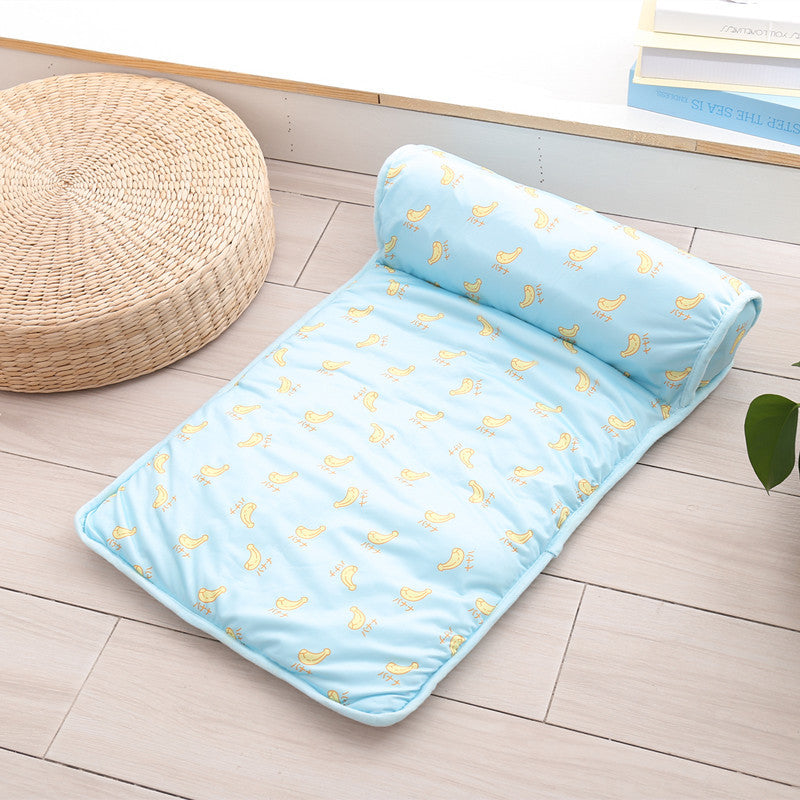 Cooling Pet Mat Ice Silk Dog & Cat Bed