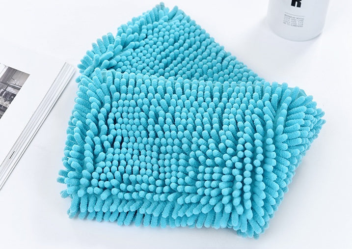 Chenille Pet Bath Towel for Dogs & Cats
