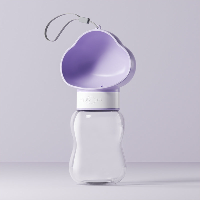 Portable Dog Water Bottle with Feeder Cup