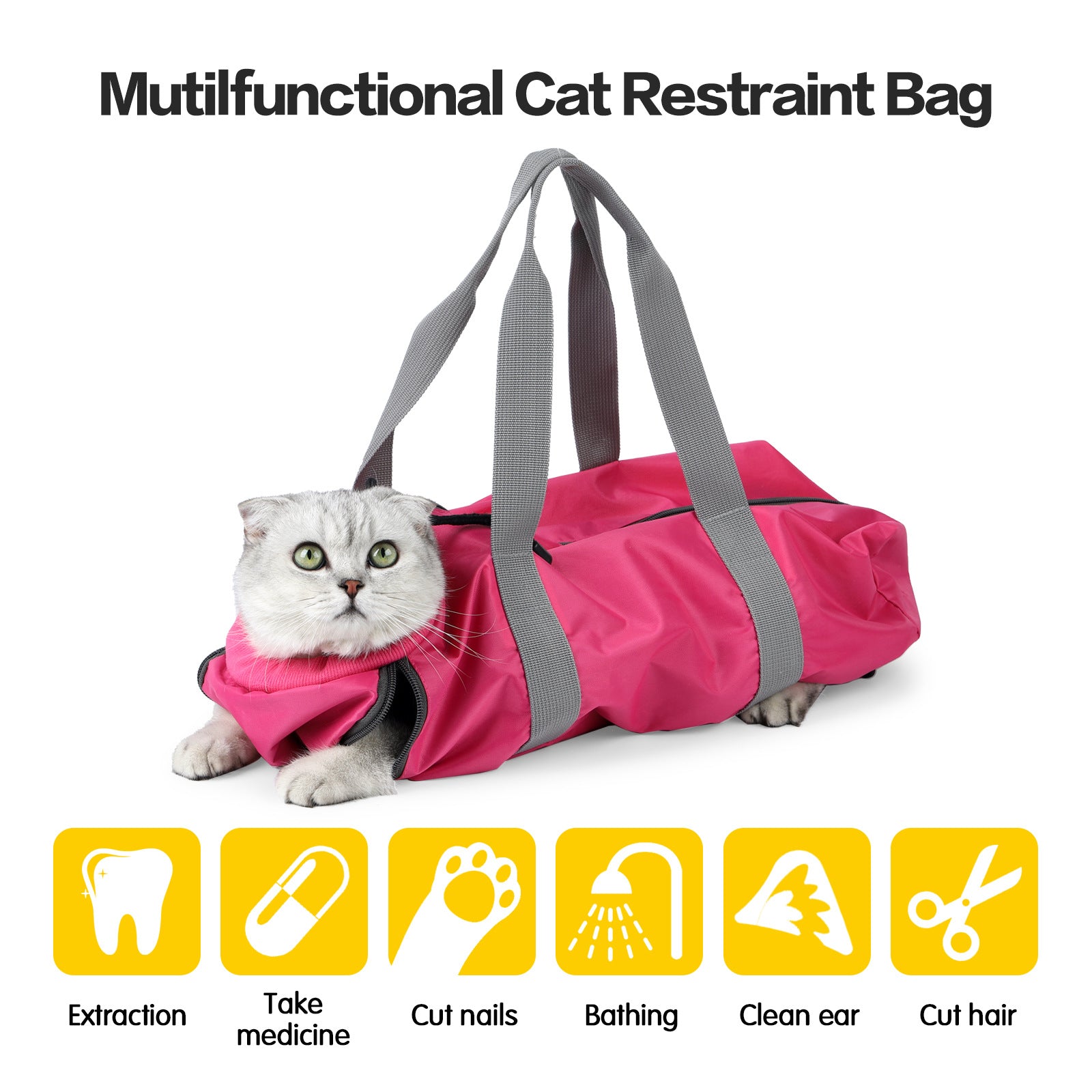 Anti-Scratch Cat Travel Bag – Soft Double-Lined Carrier