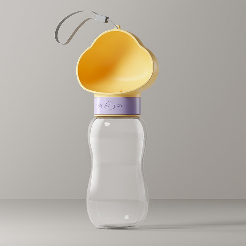 Portable Dog Water Bottle with Feeder Cup