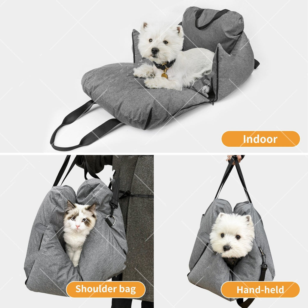 Portable Travel Dog Car Kennel – Removable & Washable