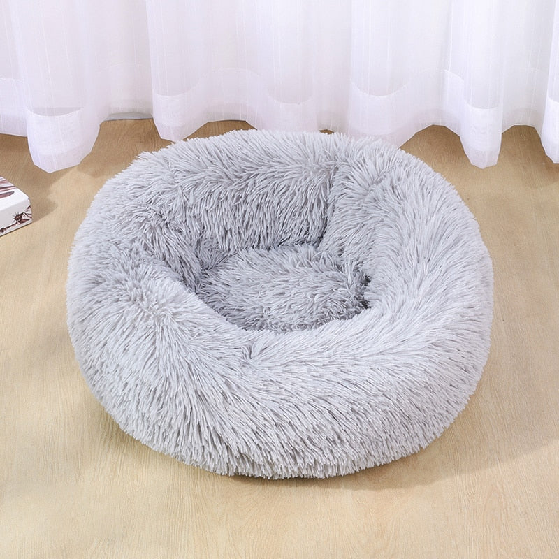 Super Soft Washable Long Plush Pet Kennel Deep Sleep Dog House