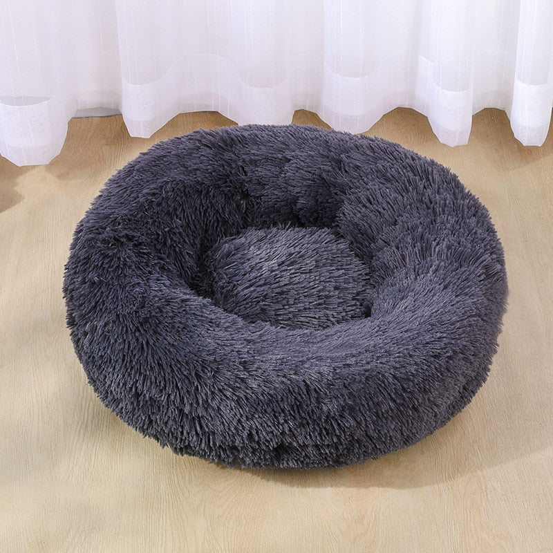 Super Soft Washable Long Plush Pet Kennel Deep Sleep Dog House